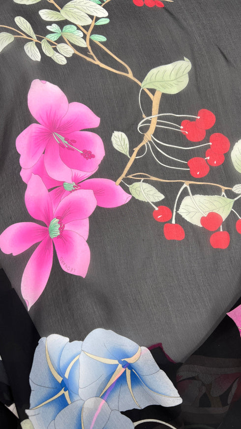 Sciarpa Seta campanule