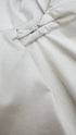 Top bianco smanicato
