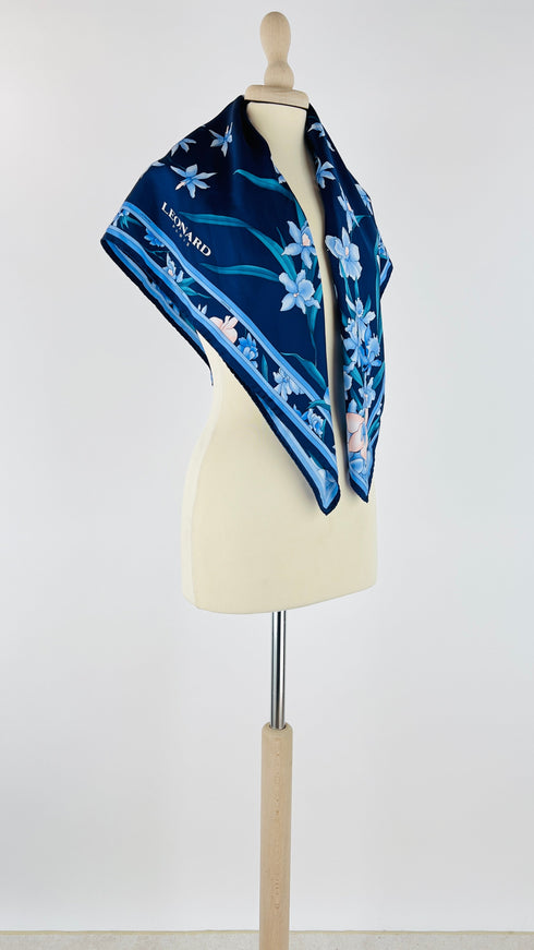 Foulard con orchidee