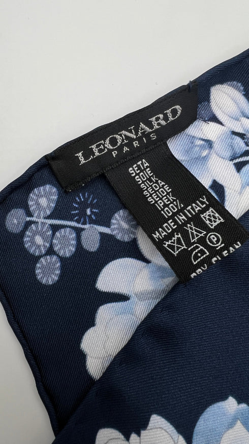 Foulard fiori fragole seta