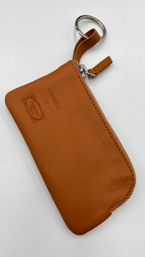 Porta chiavi in pelle upcycled