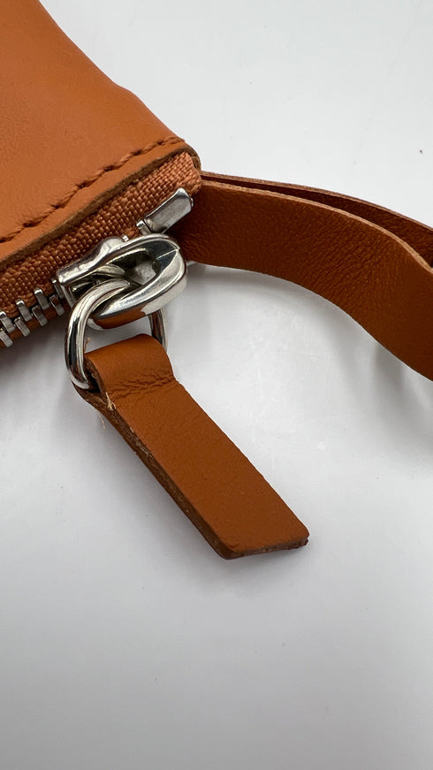 Porta chiavi in pelle upcycled