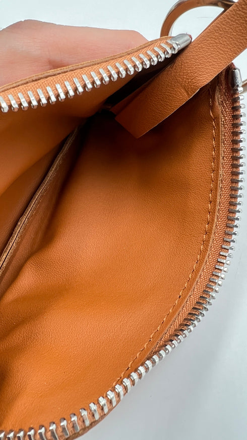 Porta chiavi in pelle upcycled