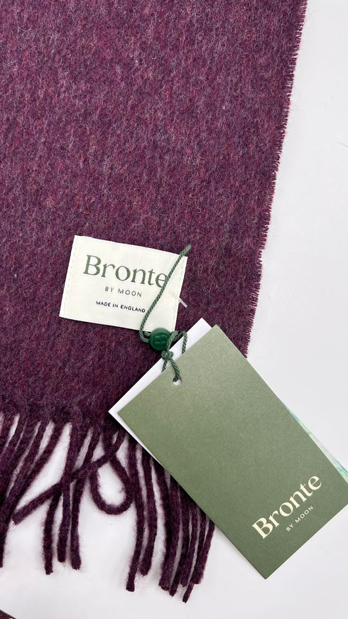 Sciarpa in merino con cartellino