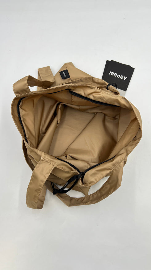 Tote bag tecnica con cartellino