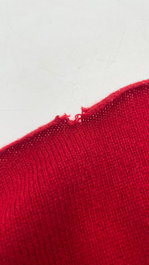 Maglia a V in cashmere