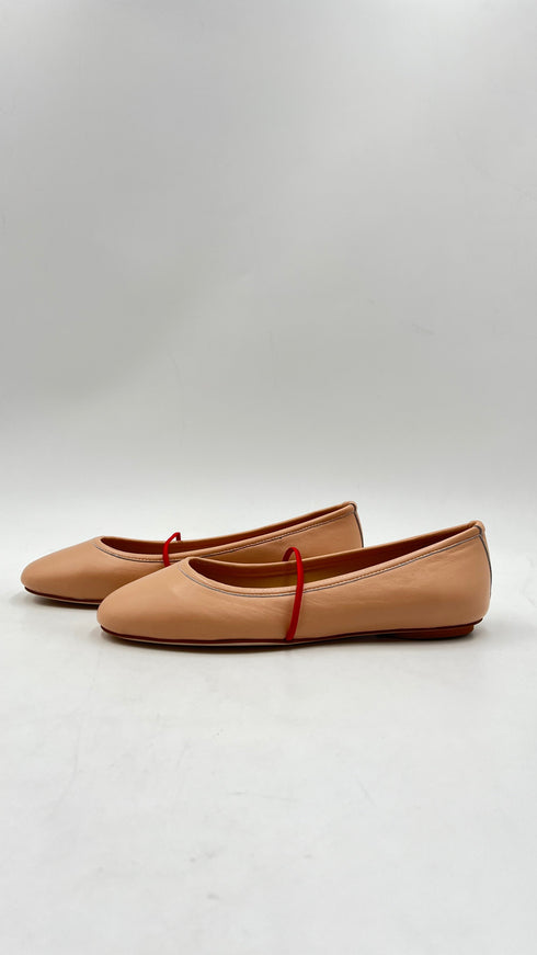 Ballerine in pelle cipria