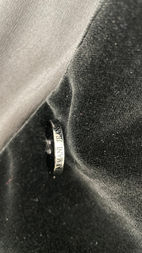 Blazer in velluto nero