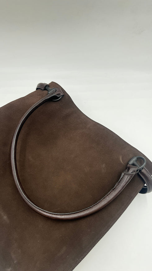 Borsa “Horsebit” marrone