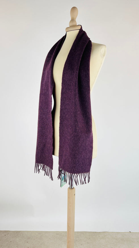 Sciarpa in merino con cartellino