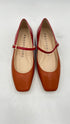 Ballerine “Mary Jane” arancio/rosso