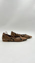 Ballerine "Pitone camel"