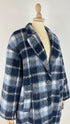 Cappotto tartan cartellino