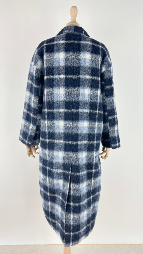 Cappotto tartan cartellino
