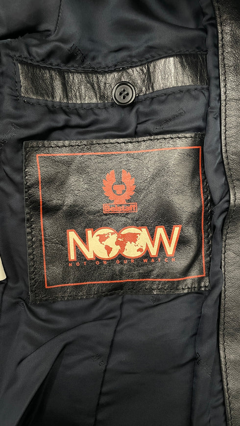 Giacca motococlista in pelle