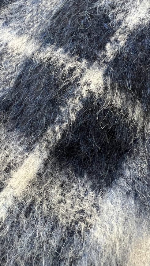 Cappotto tartan cartellino