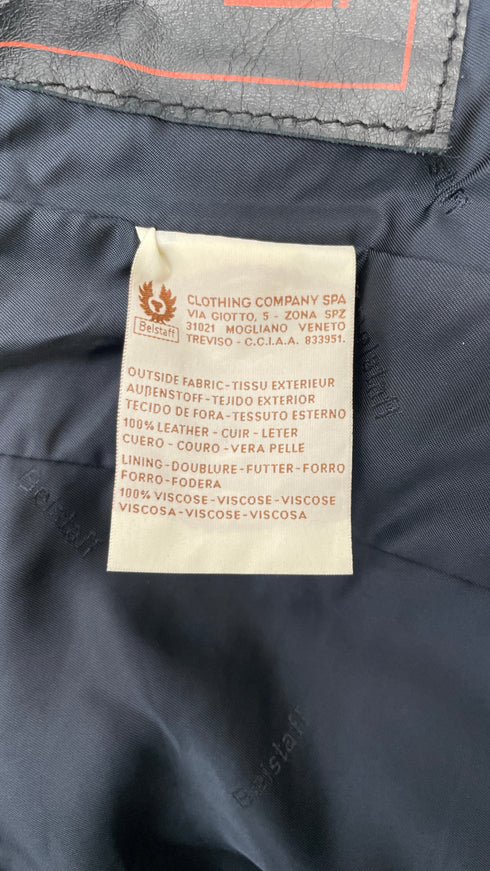 Giacca motococlista in pelle