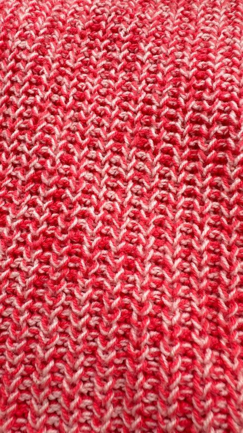 Maglia cut-out melange