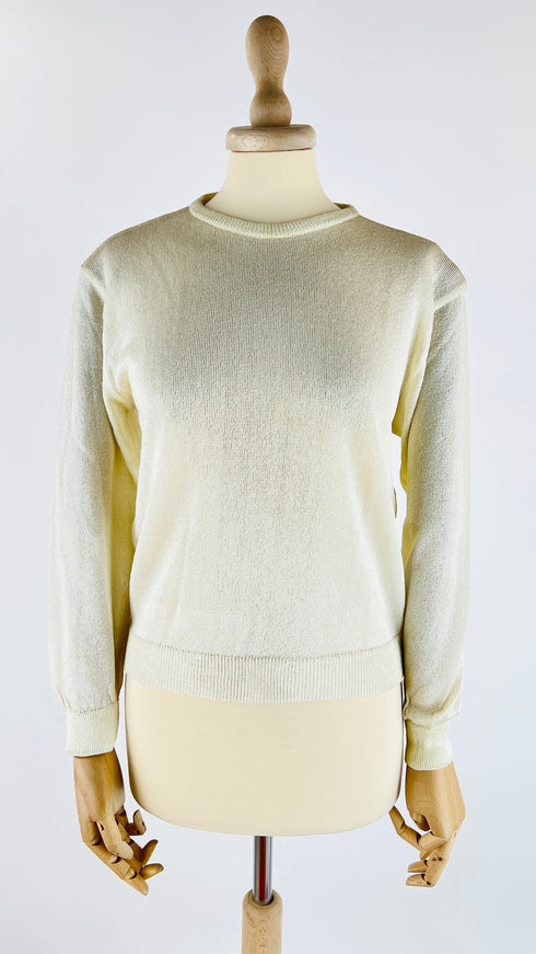 Maglia girocollo lurex