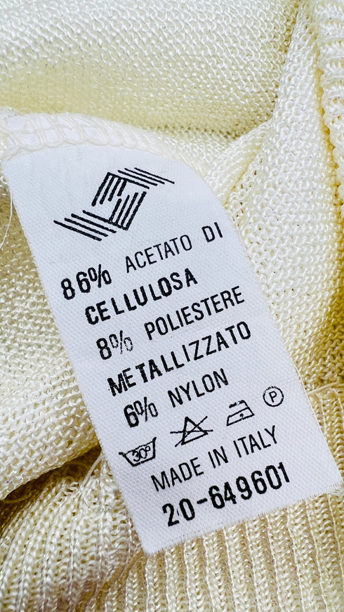 Maglia girocollo lurex