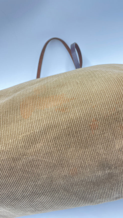 Borsa in velluto a costine