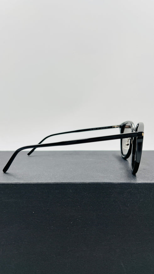 Occhiali da sole tondi neri