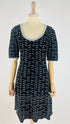 Abito corto in maglia
