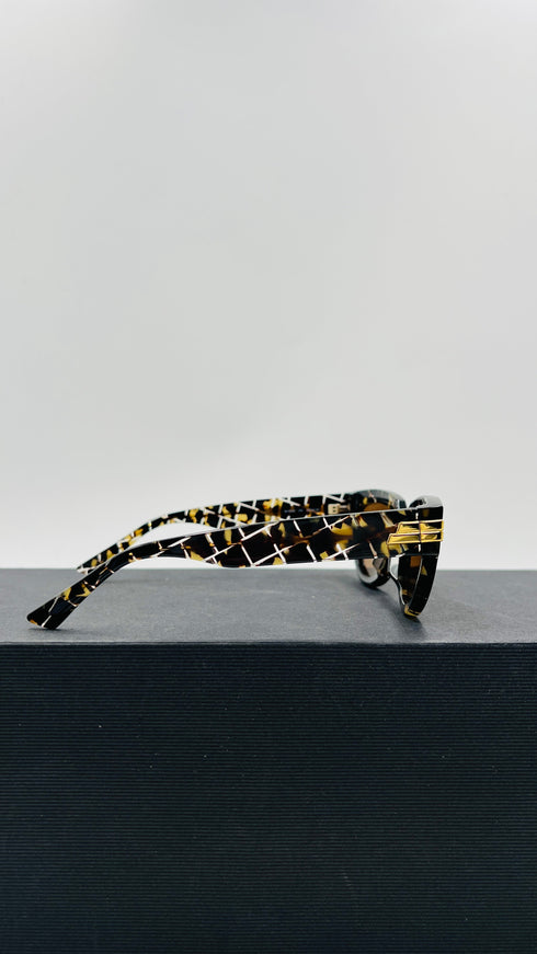 Occhiali da sole motivo intrecciato