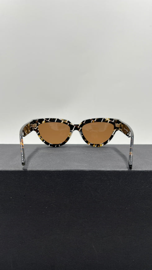 Occhiali da sole motivo intrecciato