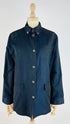 Giacca camicia blu notte