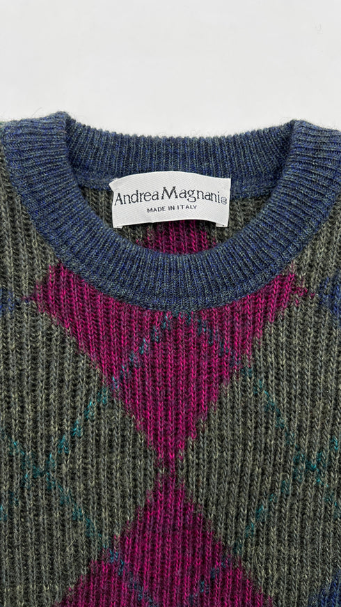 Maglia fantasia rombi