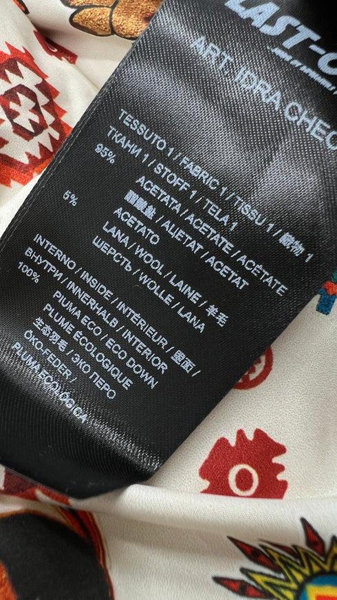 Bomber tartan con cartellino