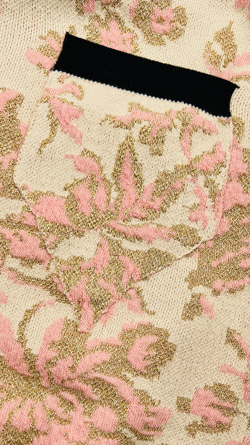 Gilet lurex con cartellino