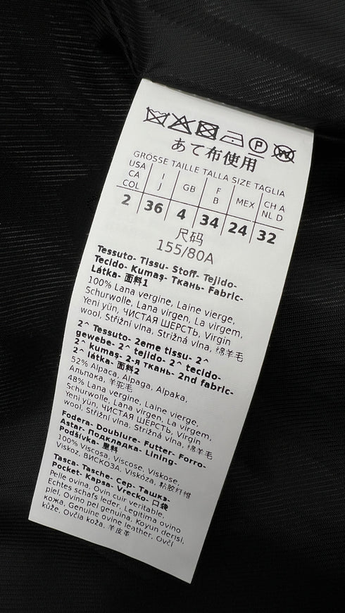 Cappotto lana-alpaca