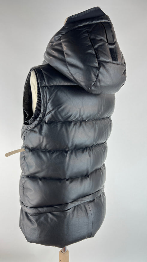 Gilet imbottito lucido