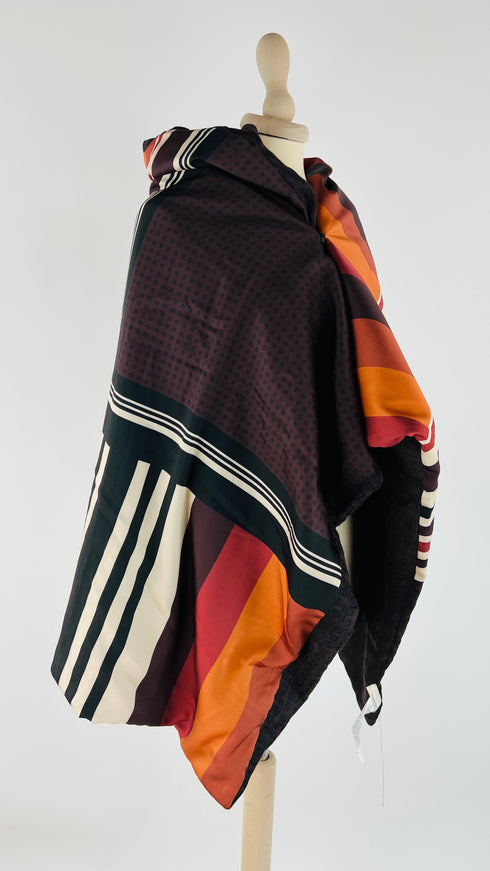 Poncho multi pattern