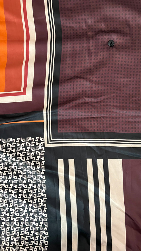 Poncho multi pattern