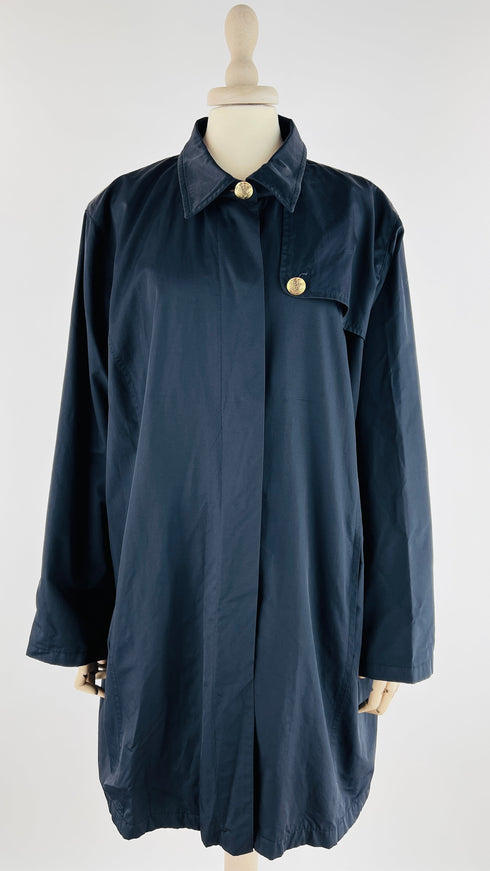 Impermeabile blu