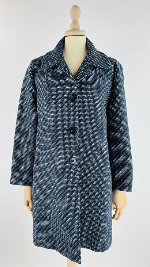 Cappotto sfoderato blu
