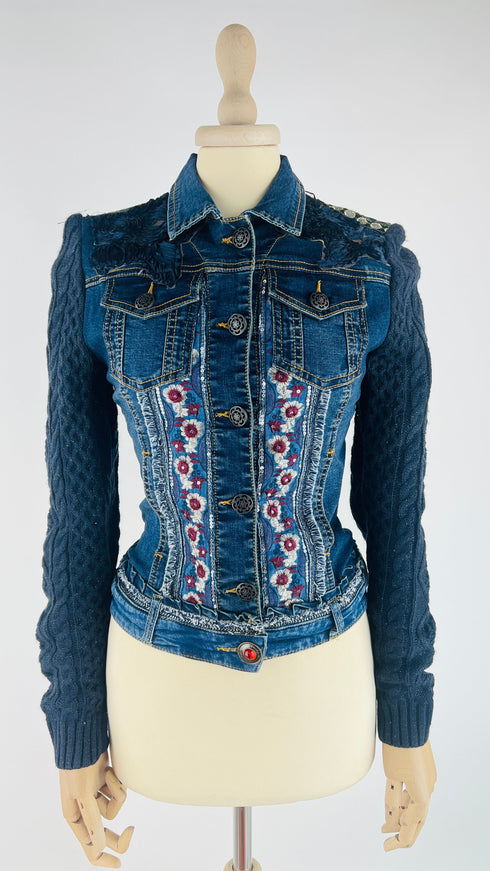 Giacca corta in jeans