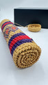 Borsa tubolare in raffia