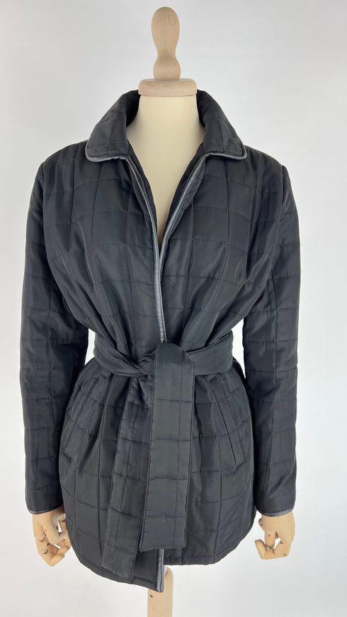 Giacca trapuntata con cintura