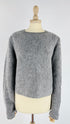 Maglione girocollo grigio