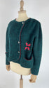 Cardigan con perline