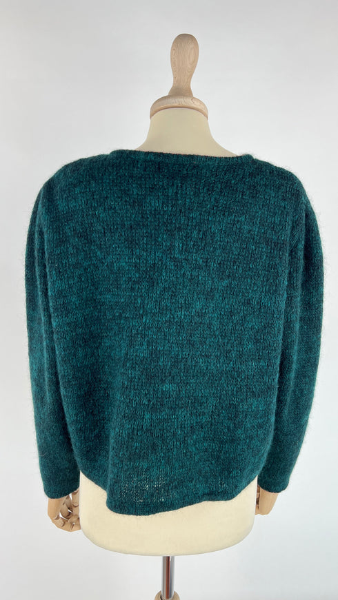 Cardigan con perline