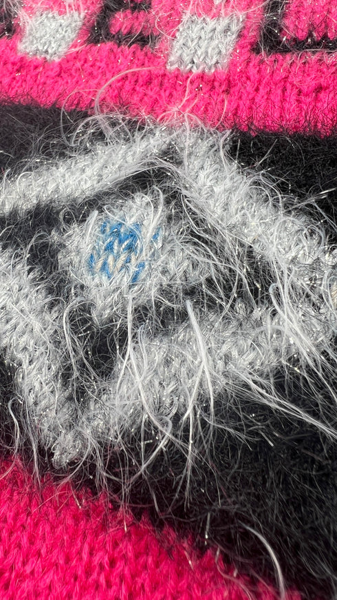 Maglione effetto mohair