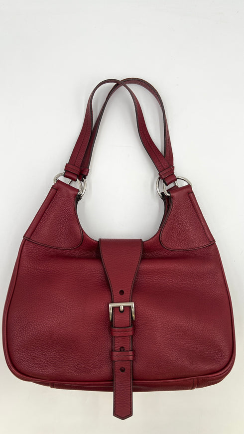 Borsa a mano "moon" rossa