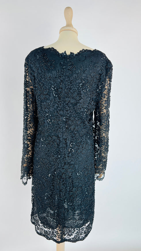 Abito corto in pizzo