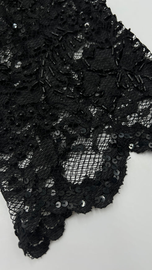 Abito corto in pizzo