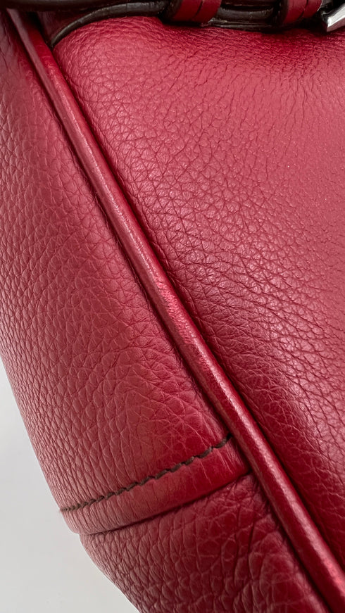 Borsa a mano "moon" rossa
